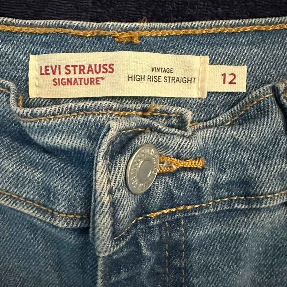 Levi Strauss Signature High Rise Blue Jeans